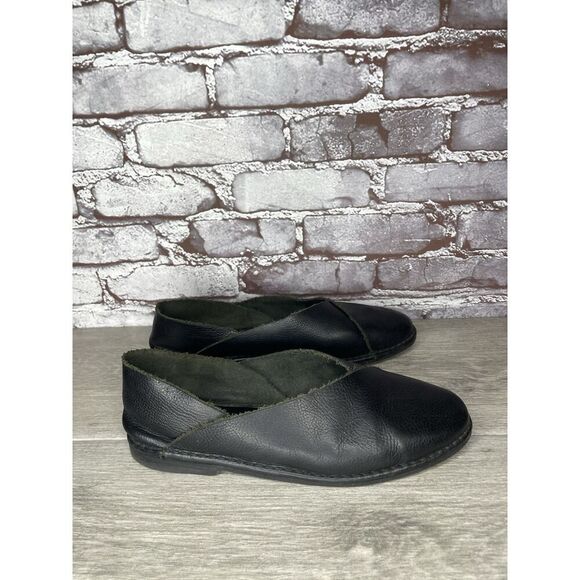 Petrucha Handmade Black Leather Slip On Casual Flats Shoes Women’s 41EU/10.5M US - Picture 15 of 16